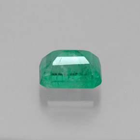 Émeraude vert naturelle taille émeraude, 1,09 ct, SI