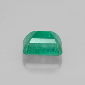 Émeraude vert naturelle taille émeraude, 1,27 ct, SI-I1