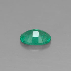 Émeraude vert naturelle coupe ovale, 0,31 ct, SI