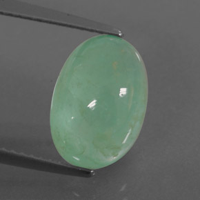 Émeraude vert naturelle transparent, 4,54 ct, transparent / translucide