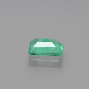 Émeraude vert naturelle taille émeraude, 0,48 ct, SI-I1