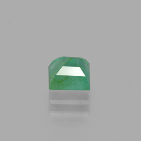 Émeraude vert naturelle carré, 0,72 ct, SI-I1