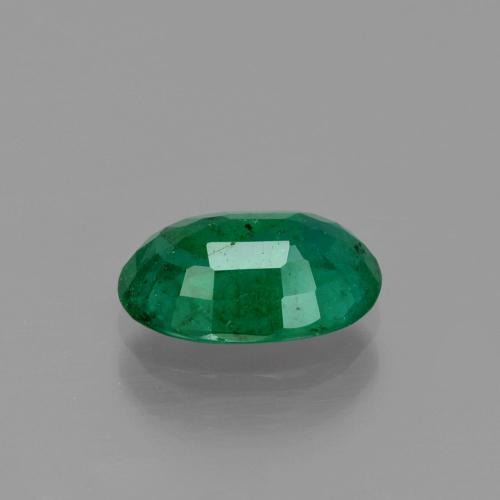 Émeraude vert naturelle coupe ovale, 1,43 ct, SI-I1