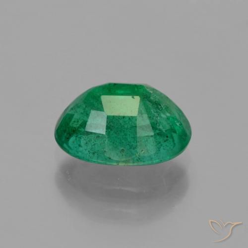 Émeraude Vert moyen naturelle ovale, 1.81 ct, SI-I1