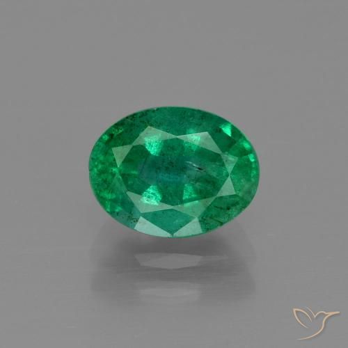 1.55ct Naturel Vert moyen Émeraude, ovale, SI-I1