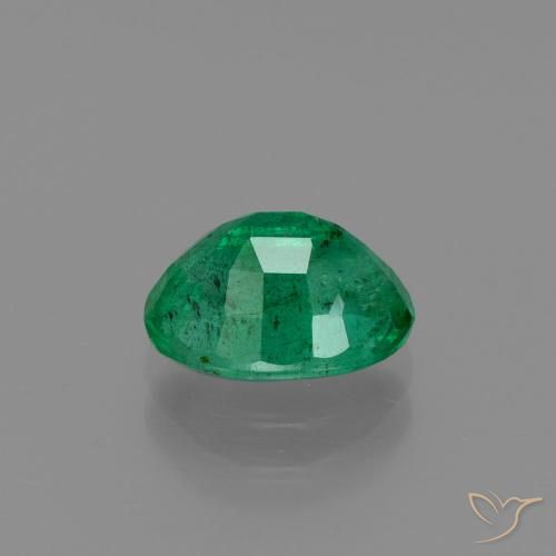 Émeraude Vert moyen naturelle ovale, 1.55 ct, SI-I1