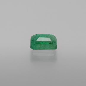 Émeraude vert naturelle taille émeraude, 0,61 ct, SI-I1