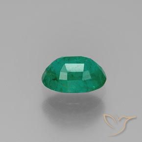 Émeraude Vert Électrique naturelle ovale, 1.62 ct, SI-I1
