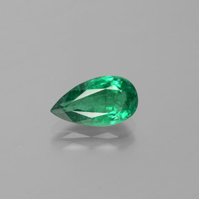 Émeraude Vert naturelle En forme de poire, 1.92 ct, VS-SI