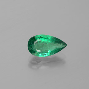 Émeraude Vert naturelle En forme de poire, 1.92 ct, VS-SI