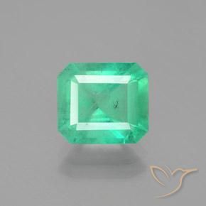 2.74ct Naturel Vert clair Émeraude, Taille émeraude, SI