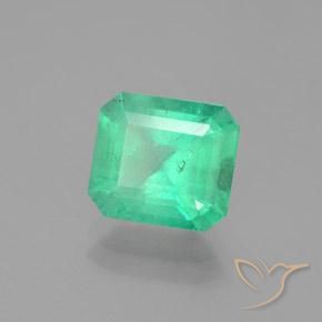 Émeraude Vert clair naturelle Octogone / coupe Émeraude, 2.74 ct, SI