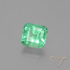 Émeraude Vert frais naturelle Octogone / coupe Émeraude, 1.72 ct, VS-SI