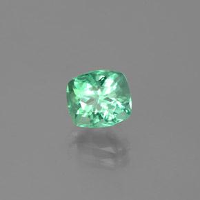 Émeraude vert naturelle coupe coussin, 1,82 ct, VS-SI