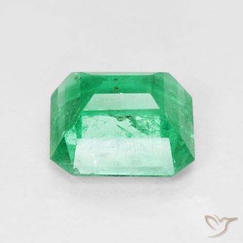 Émeraude Vert moyen naturelle Octogone / coupe Émeraude, 2.96 ct, VS-SI