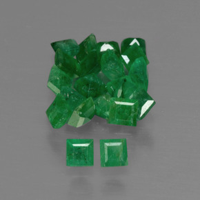 Achetez naturel ct vert émeraude gems, carré, en provenance zambie chez gemselect. en stock, livraison internationale!