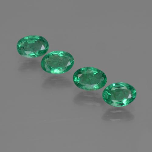 Achetez naturel 1.70ct Vert frais Émeraude gems, Coupe ovale, En provenance Zambie chez GemSelect. En stock, livraison internationale!