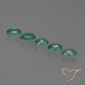 Achetez naturel 1,15ct vert émeraude gems, coupe ovale, en provenance zambie chez gemselect. en stock, livraison internationale!