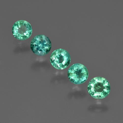 Achetez naturel 1,02ct vert émeraude gems, coupe roude, en provenance zambie chez gemselect. en stock, livraison internationale!