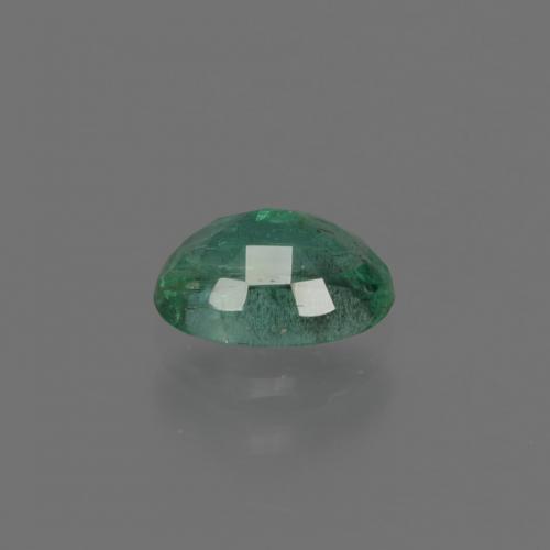 Émeraude vert naturelle coupe ovale, 0,79 ct, SI
