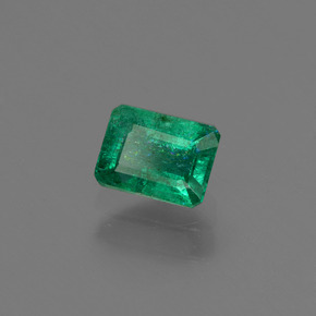 Émeraude Vert naturelle Taille émeraude, 0.59 ct, SI