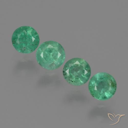 0.87ctw Naturel Vert pistache Émeraude, Tour, SI-I1