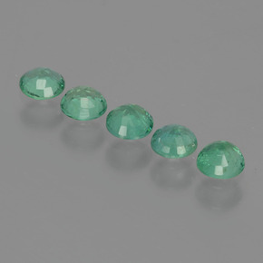 Achetez naturel ct vert émeraude gems, coupe roude, en provenance colombie chez gemselect. en stock, livraison internationale!