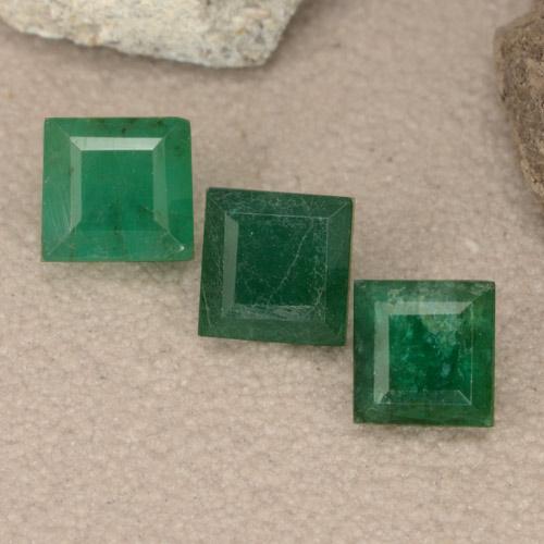 Achetez naturel 1.04ct Vert moyen Émeraude gems, Carré, En provenance Colombie chez GemSelect. En stock, livraison internationale!