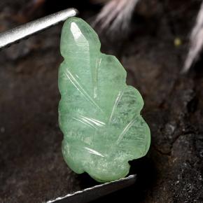 Émeraude Vert naturelle Taille Fleur, 2.06 ct, Translucide