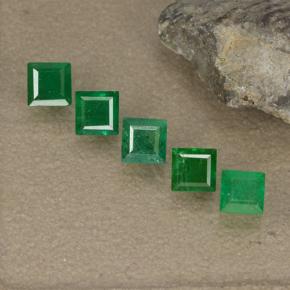 Achetez naturel 0.70ct Vert Émeraude gems, Carré, En provenance Colombie chez GemSelect. En stock, livraison internationale!