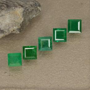 Achetez naturel 0.70ct Vert Émeraude gems, Carré, En provenance Colombie chez GemSelect. En stock, livraison internationale!