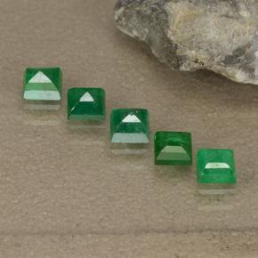 Achetez naturel 0.70ct Vert Émeraude gems, Carré, En provenance Colombie chez GemSelect. En stock, livraison internationale!