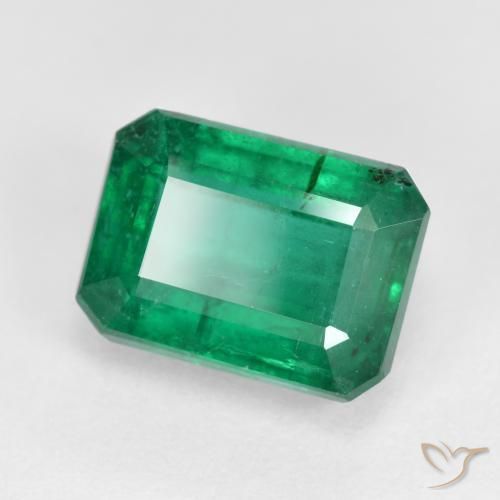 Émeraude Vert moyen naturelle Octogone / coupe Émeraude, 3.82 ct, VS-SI