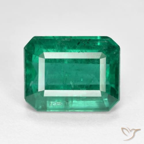 4.85ct Naturel Vert moyen Émeraude, Taille émeraude, VS-SI