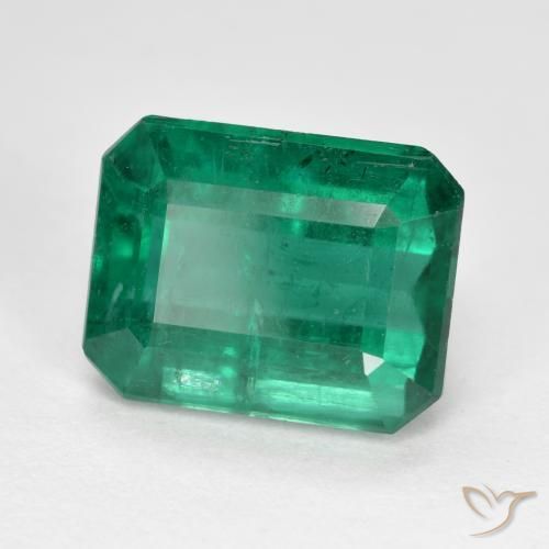 Émeraude Vert moyen naturelle Octogone / coupe Émeraude, 4.85 ct, VS-SI