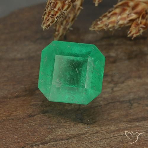 Émeraude Vert moyen naturelle Octogone / coupe Émeraude, 0.94 ct, VS-SI