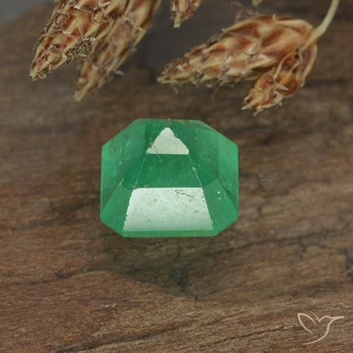 Émeraude Vert moyen naturelle Octogone / coupe Émeraude, 0.84 ct, VS-SI