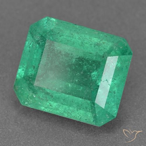 Émeraude Vert pistache naturelle Octogone / coupe Émeraude, 2.80 ct, VS-SI