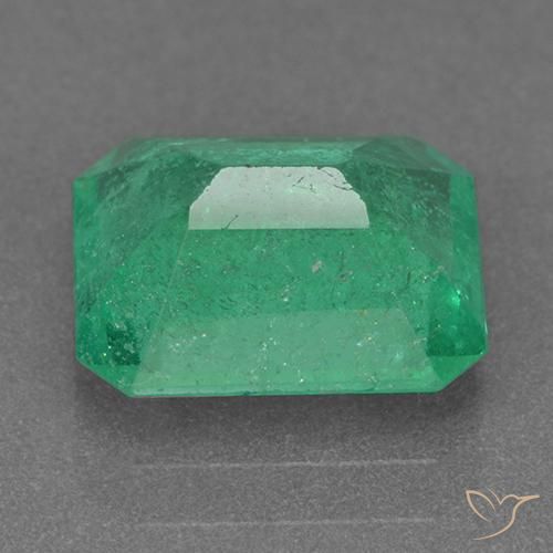 Émeraude Vert pistache naturelle Octogone / coupe Émeraude, 2.80 ct, VS-SI
