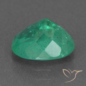 Émeraude Vert profond moyen naturelle ovale, 2.26 ct, VS-SI