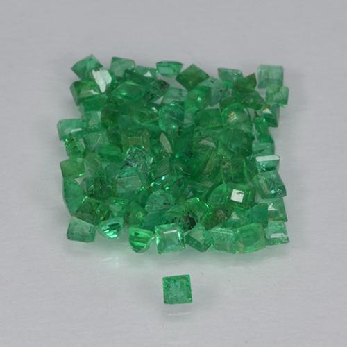 Achetez naturel 1,23ct vert émeraude gems, carré, en provenance colombie chez gemselect. en stock, livraison internationale!