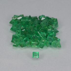 Achetez naturel 1.39ct Vert chaud Émeraude gems, Carré, En provenance Colombie chez GemSelect. En stock, livraison internationale!