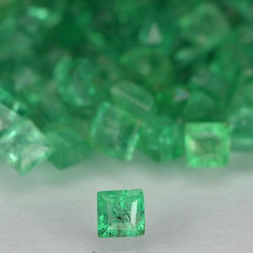 Achetez naturel 2,41ct vert émeraude gems, carré, en provenance colombie chez gemselect. en stock, livraison internationale!