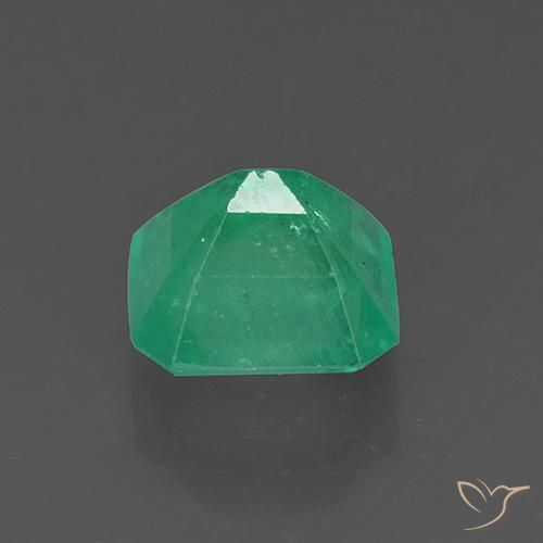 Émeraude Vert jade naturelle Octogone / coupe Émeraude, 3.35 ct, SI