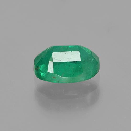 Émeraude vert naturelle coupe ovale, 0,82 ct, SI
