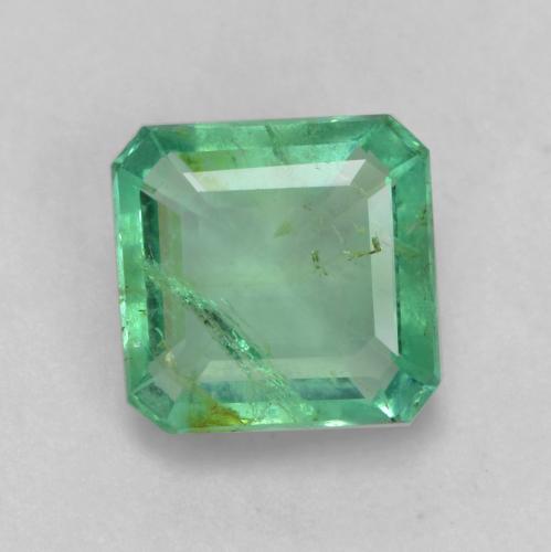 Émeraude Vert moyen naturelle Taille émeraude, 1.04 ct, I1