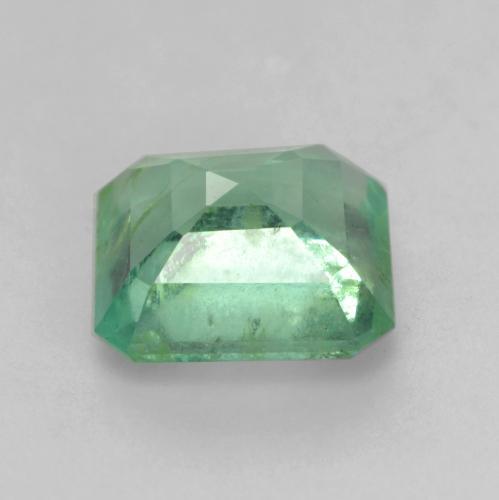 Émeraude Vert moyen naturelle Taille émeraude, 1.04 ct, I1
