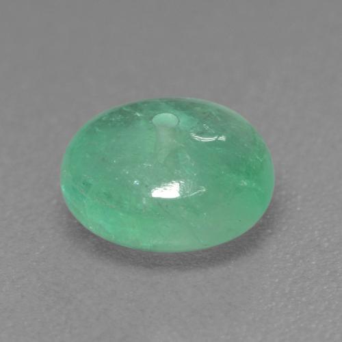 Émeraude Vert clair naturelle Coupe roude, 1.34 ct, Transparent