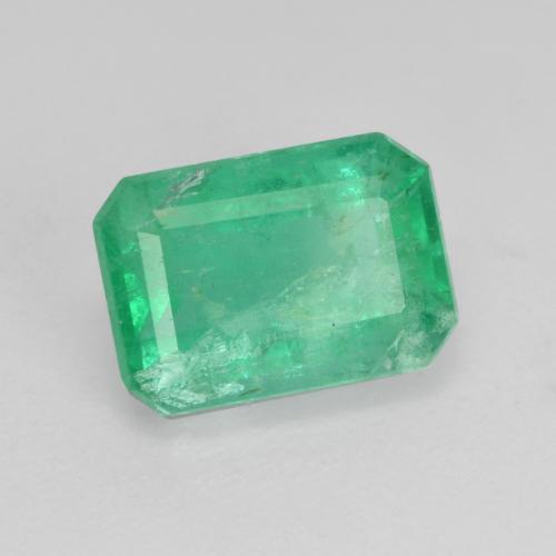 Émeraude Vert moyen naturelle Taille émeraude, 1.53 ct, I1