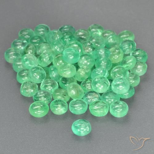 Émeraude Vert jaunâtre pâle naturelle Tour, 0.31 ct, Transparent